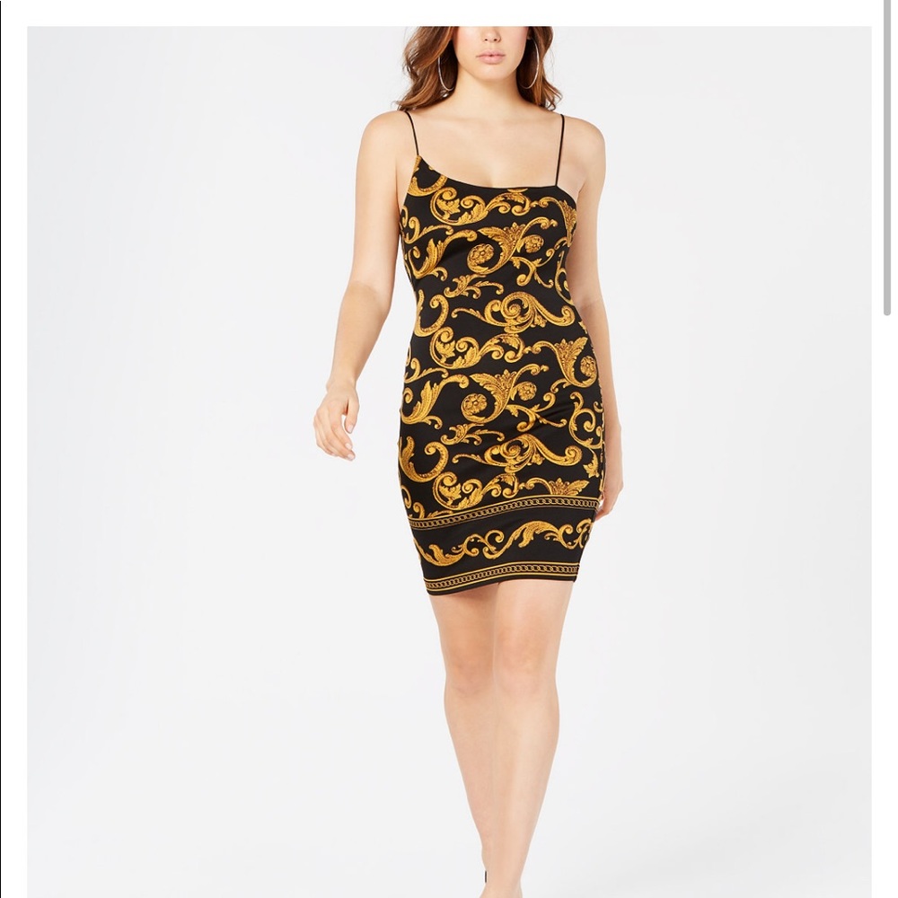 GUESS stretchy bodycon printed dress